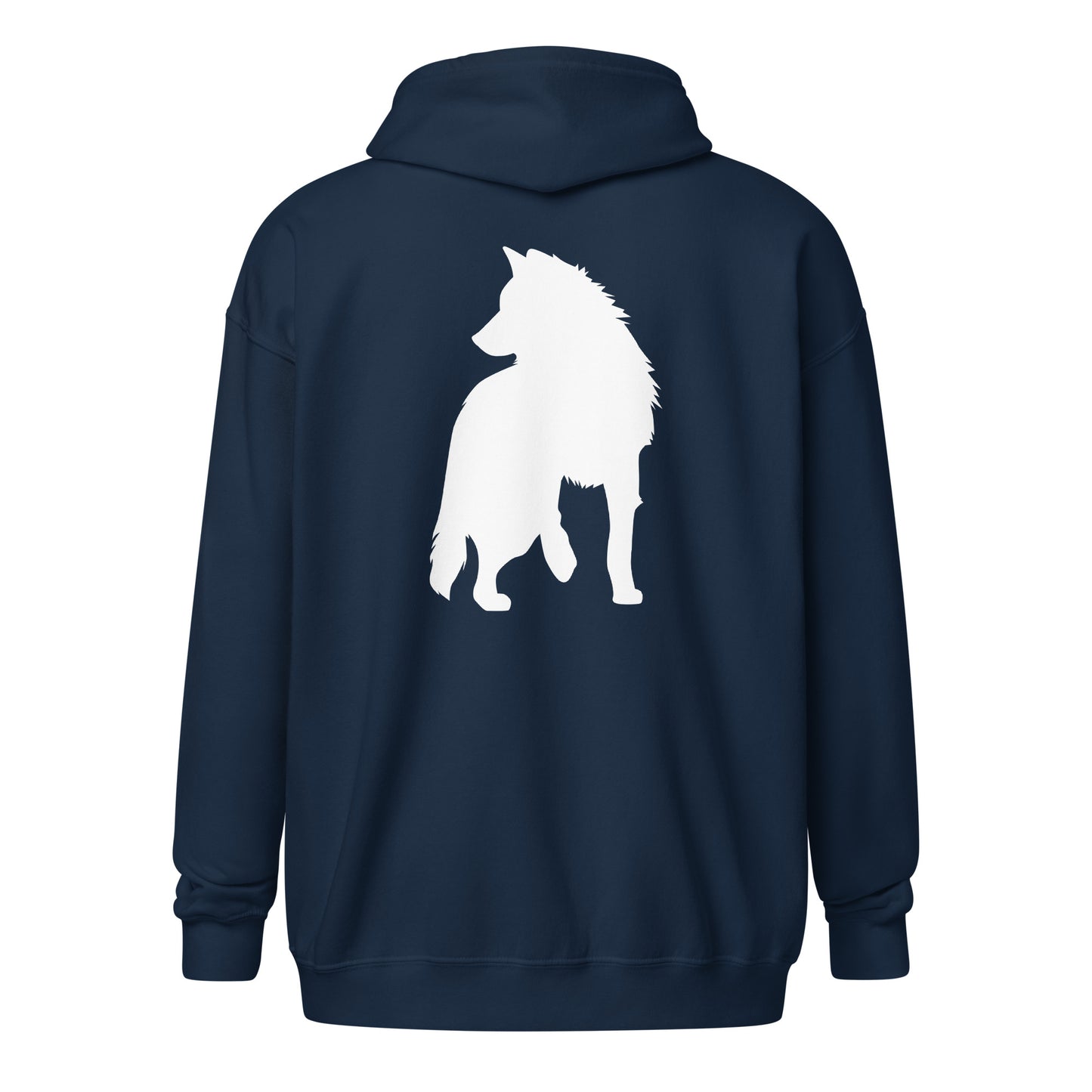 Wolf Unisex Zip Up Hoodie